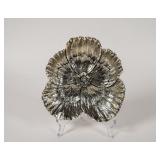 Gianmaria Buccellati Italian Sterling Silver Flower Form Dish