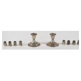 A 10-Piece Collection of Alvin and V.L. Sterling Silver Table Articles