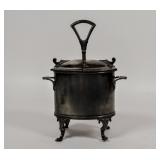 Meriden Britannia Company Silver-Plated Victorian Egg Caddy and Warmer Set