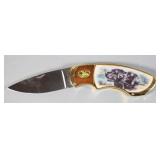 Franklin Mint Collector Folding Pocket Knife with Labrador Retriever