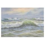 Wolmer Zier Oil on Canvas Seascape