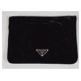 Prada Black Velvet Pouch with Authenticity Card
