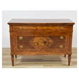 Mastro Cappellini Louis XVI Style Marquetry Commode