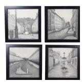 Anastasia Alexandrin Set of Four Cityscape Drawings