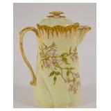 Haviland Limoges Porcelain Lidded Chocolate Pot