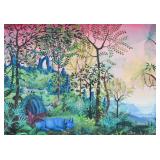 Irene Invrea Oil on Canvas Hermit Rhino