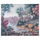 Lee Reynolds Oil on Canvas River Landscape