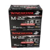 2000 rds of Caliber .22LR M-22 Ammunition