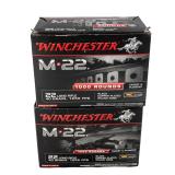 2000 rds of Caliber .22LR M-22 Ammunition
