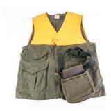 Filson Waxed Canvas Shooting Vest & Trap Pouch