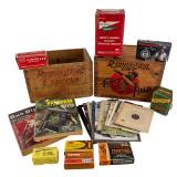 Vintage Ammunition Crates, Catalogs & Boxes
