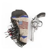 Iver Johnson 3rd Mod & Beaded Holster SN 14243 (C)