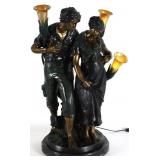 JEUNE COUPLE LUCA MADRASSI VINTAGE BRONZE LAMP