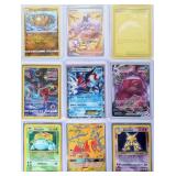 ASSORTED POKEMON CARDS FT ALAKAZAM LOT OF 9