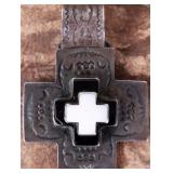 DAN DODSON SANTA FE STERLING CROSS PENDANT