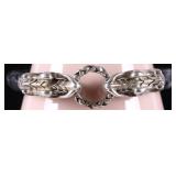 JOHN HARDY NAGA DRAGON STERLING LEATHER BRACELET