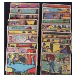 G-MEN & HEROES OF THE LAW LOT OF 48 ANTIQUE CARDS