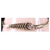 NATURAL DIAMOND GOLD SOPHISTICATED LADIES BRACELET