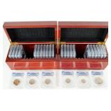 ANACS SP69 2008 28 COIN SATIN FINISH SET W/ BOXES