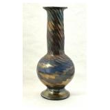 Iridescent Footed Vase