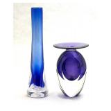 Two Art Glass Vases