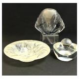 Three Glass items