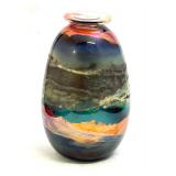Kent Ipsen Art Glass Vase