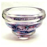 Beecham/White Art Glass Bowl