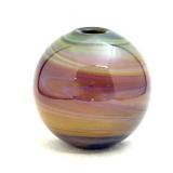Art Reed Bulbous Art Glass Vase