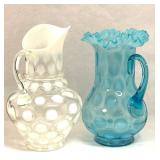 2 Coinspot Opalescent Pitchers