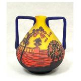 Richard Two Handled Cameo Vase