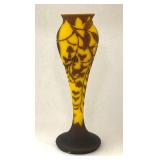 Richard Yellow Cameo Vase