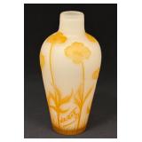 Devez French Cameo Glass Vase