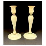 Rare Steuben Candlesticks