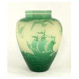 Steuben ACB Ship Vase