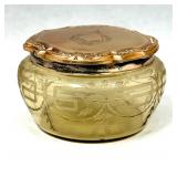 Hawkes Amber Etched Box