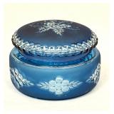 Blue Val St. Lambert Powder Box