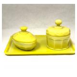 Cambridge Yellow Agate Bath Set