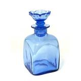 Steuben Flemish Blue Bottle