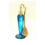 Steuben Blue Aurene Atomizer