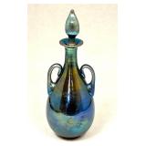 Steuben 2 Handle Blue Aurene
