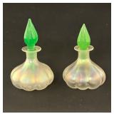 2 Steuben Verre-de-Soie Perfumes