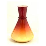 Wheeling Coral Peach Blow Bottle