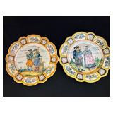 2 HR Quimper Plates