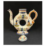HenRiot Quimper Donut Teapot