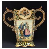 Magnificent HenRiot Quimper Vase