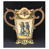 Magnificent HenRiot Quimper Vase