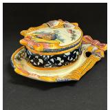 HenRiot Quimper Covered Butter