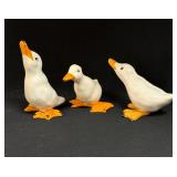 3 Malicorne Figural Ducks