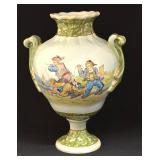 Porquier Beau Footed Vase